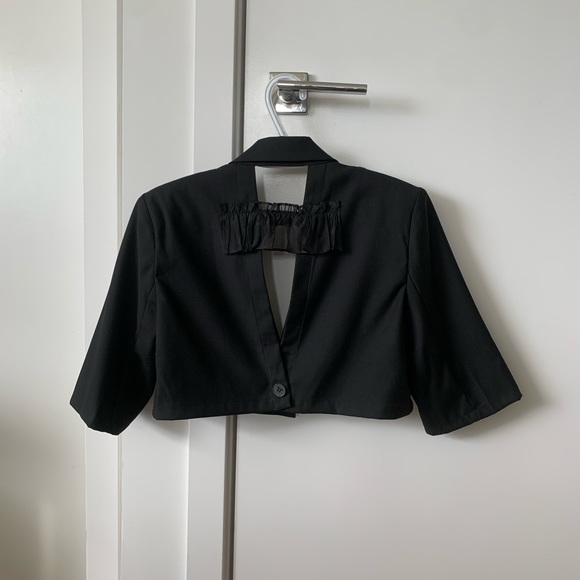 Crop blazer - Picture 4 of 5